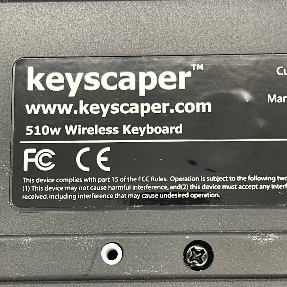 Keyscaper 510W Carolina Panthers Wireless USB Keyboard - Picture 4 of 10